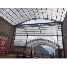 大跨度鋼架，網(wǎng)架采光頂棚用輕型防火阻燃陽(yáng)光板耐力板聚碳酸酯板