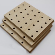 工廠(chǎng)直銷(xiāo) 隔音板木質(zhì)吸音板墻面吸聲材料 會(huì)議室穿孔吸音板